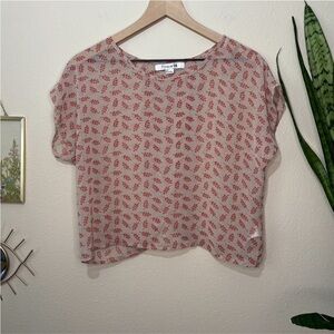 5/$15 | Forever 21 | Sheer Berry Top
